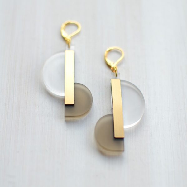 Duo long Clear Taupe Doré